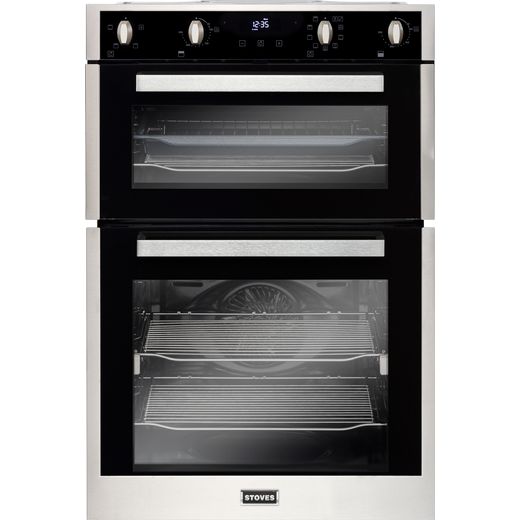 Stoves ST BI902MFCT Built In Electric Double Oven - Stainless Steel